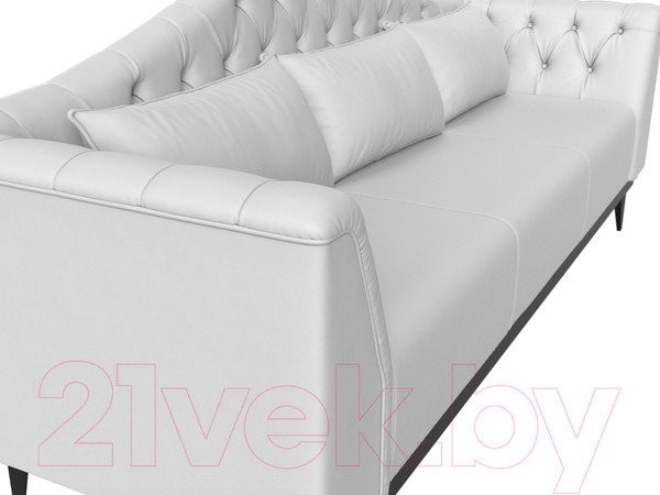 Изображение товара Диван Лига Диванов Флорида 318 / 112381 (экокожа, белый)
