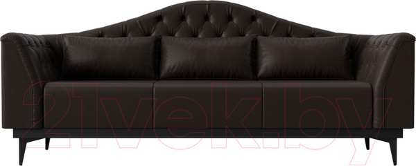Изображение товара Диван Лига Диванов Флорида 318 / 112383 (экокожа, коричневый)