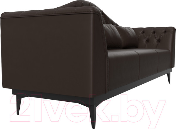 Изображение товара Диван Лига Диванов Флорида 318 / 112383 (экокожа, коричневый)