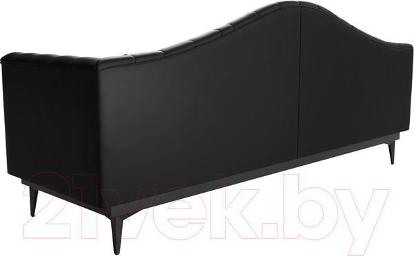 Изображение товара Диван Лига Диванов Флорида 318 / 112385 (экокожа, черный)