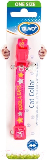 Изображение товара Ошейник Duvo Plus Cool Сats / 11168/pink (розовый)