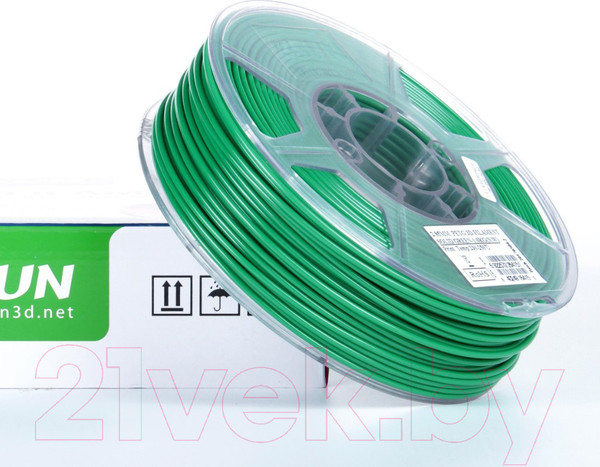 Изображение товара Пластик для 3D-печати eSUN PETG / т0030931 (1.75мм, 1кг, зеленый непрозрачный)