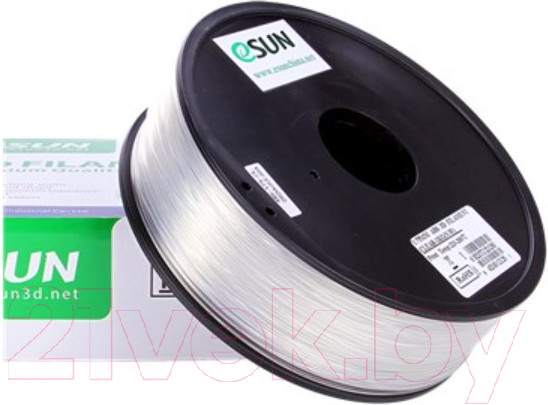 Изображение товара Пластик для 3D-печати eSUN ABS / т0031782 (1.75мм, 1кг, прозрачный)
