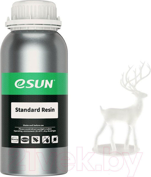 Изображение товара Фотополимерная смола для 3D-принтера eSUN Standard Resin For LCD / т0031365 (1кг, прозрачный)