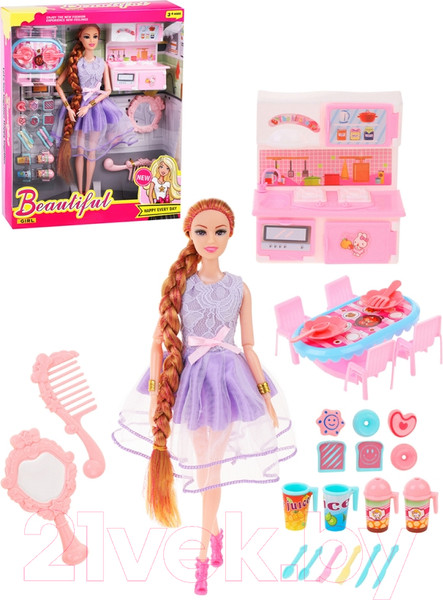 Изображение товара Кукла с аксессуарами Наша игрушка Модница / BL8927A