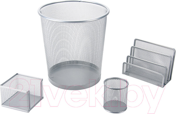 Изображение товара Настольный набор Berlingo Steel&Style / BMs_41411 (4 предмета, серебристый)