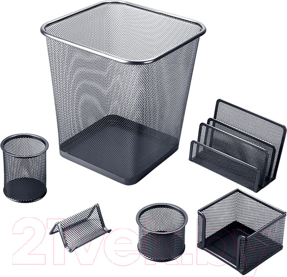 Изображение товара Настольный набор Berlingo Steel&Style / BMs_41712 (6 предметов, черный)