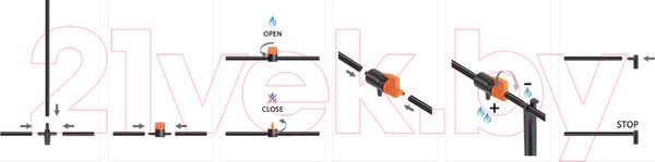 Изображение товара Система капельного полива Claber 90764 (20 капельниц)