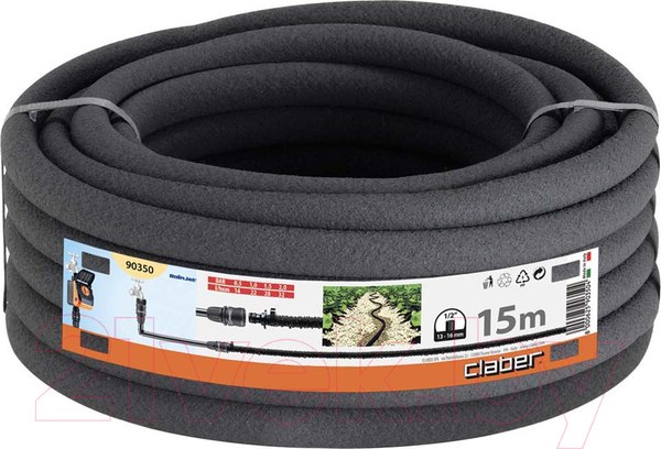 Изображение товара Шланг сочащийся Claber 1/2" / 90350 (15м)
