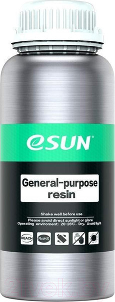 Изображение товара Фотополимерная смола для 3D-принтера eSUN Standard Resin For LCD / т0030984 (1кг, белый)