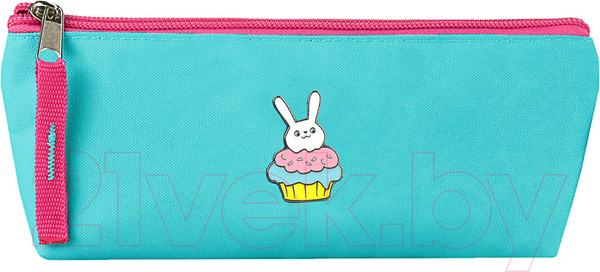 Изображение товара Пенал Феникс+ Зайка капкейк / 58369 (голубой)