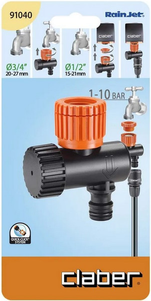 Изображение товара Клапан редукционный Claber 3/4"-1/2" / 91040