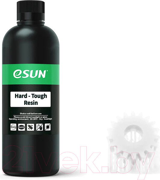 Изображение товара Фотополимерная смола для 3D-принтера eSUN Hard and Tough Resin For LCD / т0033343 (1кг, белый)