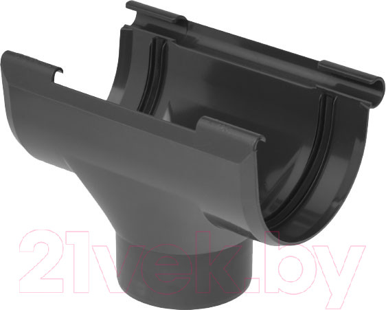 Изображение товара Воронка водосточная Альта-профиль ПВХ 82мм (графит)