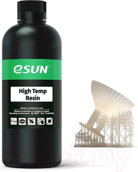 Изображение товара Фотополимерная смола для 3D-принтера eSUN High Temp Resin / т0034003 (500г, Transparent)