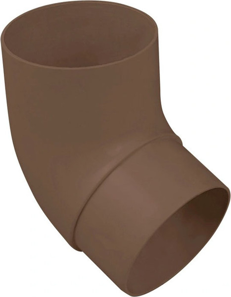 Изображение товара Колено трубы водосточной Альта-профиль Стандарт ПВХ У 45 градусов (коричневый)