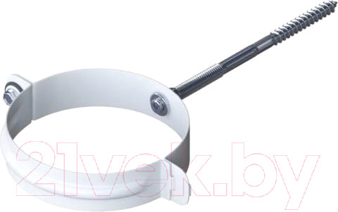 Изображение товара Хомут водосточной трубы Альта-профиль Металл (белый)