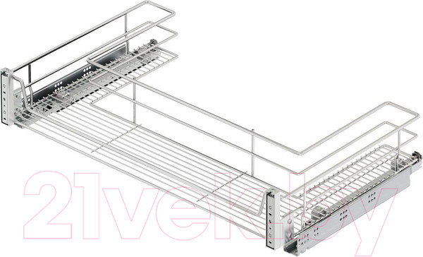 Изображение товара Корзина выдвижная Starax S-2353-C 80 (крепление на фасаде, хром)