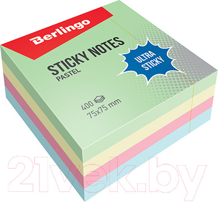 Изображение товара Блок для записей Berlingo Ultra Sticky / LSn_40001