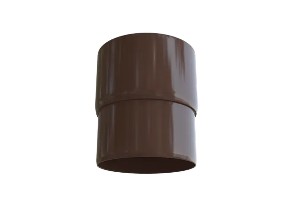 Изображение товара Муфта водосточная Альта-профиль ПВХ (коричневый)