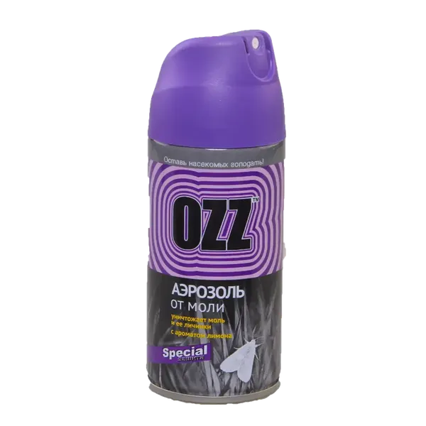 Изображение товара Аэрозоль от насекомых OZZ От моли (150мл)