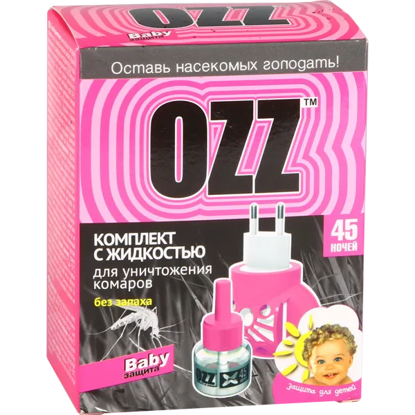 Изображение товара Наполнитель для фумигатора OZZ Baby 45 ночей (30мл)