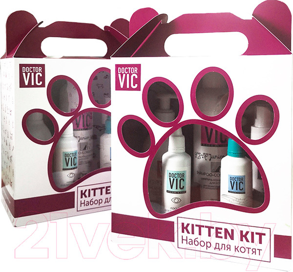 Изображение товара Набор косметики для животных Doctor VIC KITTEN KIT для котят