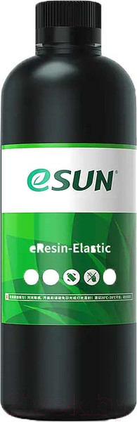 Изображение товара Фотополимерная смола для 3D-принтера eSUN eResin-Elastic / т0034337 (500г, прозрачный желтый)