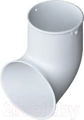 Изображение товара Слив трубы водосточной Альта-профиль ПВХ Наконечник трубы нижний (белый)