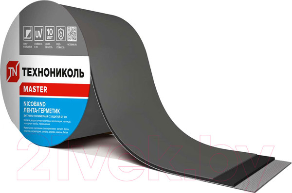 Изображение товара Гидроизоляционная лента Технониколь Nicoband 30см (10м, темно-серый)