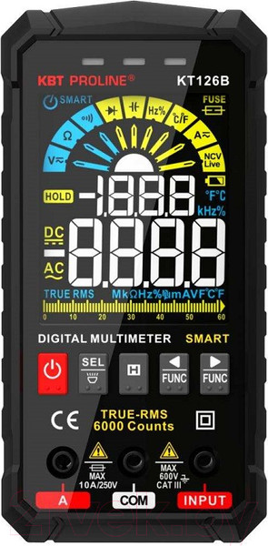 Изображение товара Мультиметр цифровой КВТ Proline KT 126В / 86329