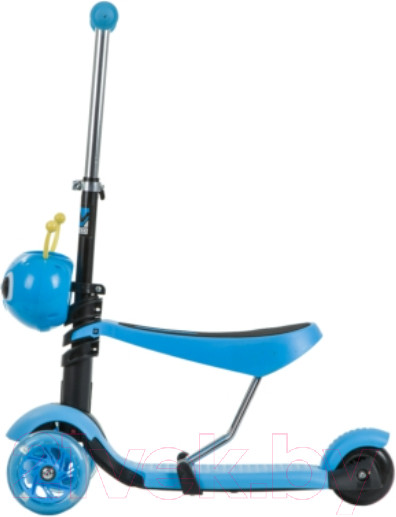 Изображение товара Самокат детский Novatrack Disco-Kids Saddle 120S.DISCOKIDS.BL9 (голубой)