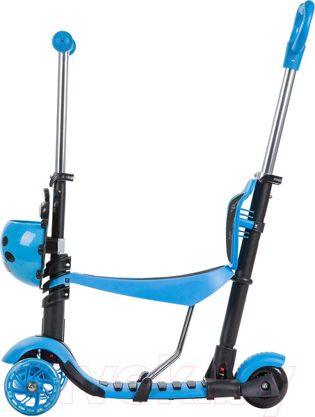Изображение товара Самокат детский Novatrack Disco-Kids Saddle 120SB.DISCOKIDS.BL9 (голубой)