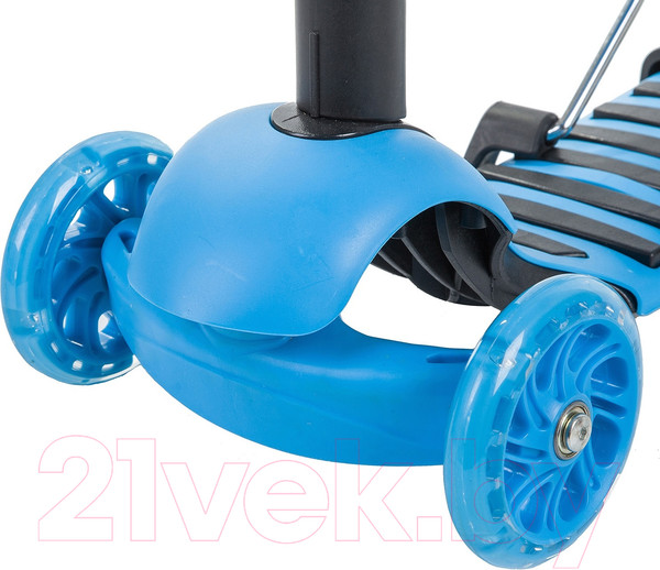 Изображение товара Самокат детский Novatrack Disco-Kids Saddle 120SB.DISCOKIDS.BL9 (голубой)
