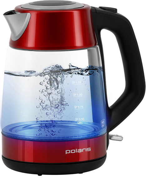 Изображение товара Электрочайник Polaris PWK 1760CGL (красный)