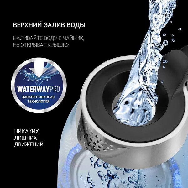 Изображение товара Электрочайник Polaris PWK 1817CGL Water Way Pro (матовый)