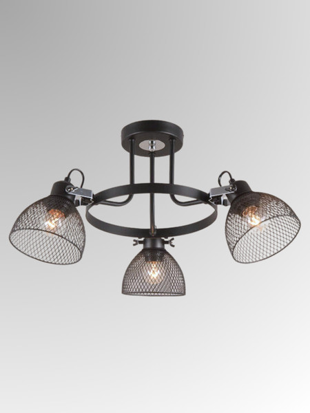 Изображение товара Потолочный светильник Aitin-Pro НПБ 02-3x40-102 / STD15276/3 (черный/хром)