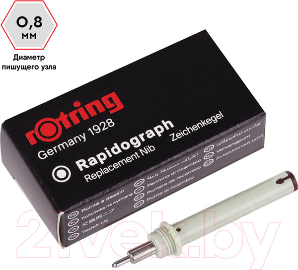 Изображение товара Пишущий элемент для рапидографа Rotring S0219820 (0.8мм)
