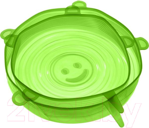 Изображение товара Набор крышек силиконовых Bradex TK 0577 (6шт, зеленый)