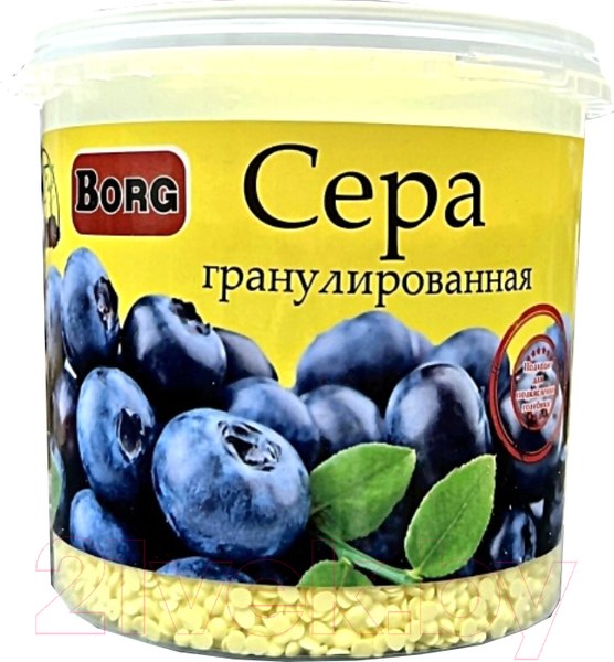 Изображение товара Удобрение Borg Сера гранулированная (1кг)