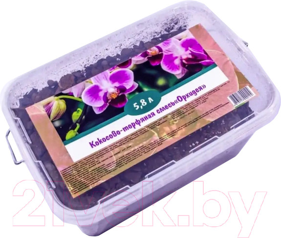 Изображение товара Грунт для растений No Brand Кокосово-торфяная смесь. Орхидея для почвы (5.8л, ведро)