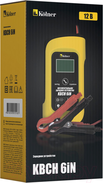 Изображение товара Зарядное устройство для аккумулятора Kolner KBCH 6iN