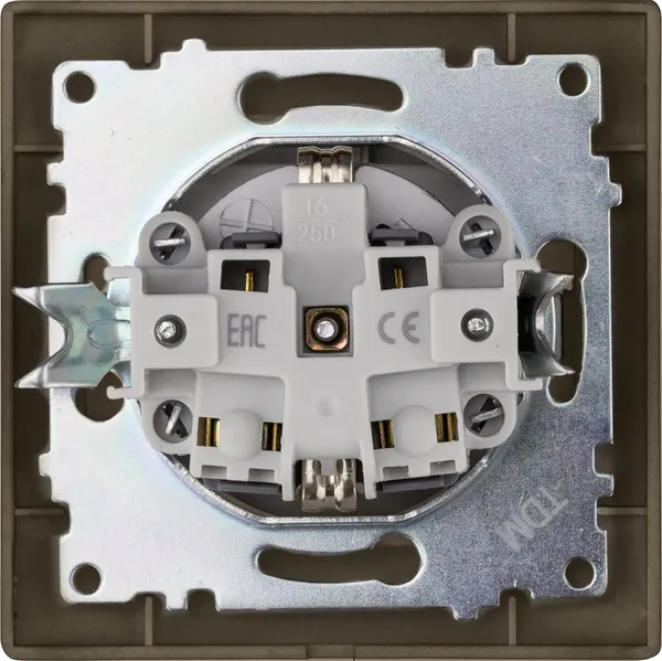 Изображение товара Розетка TDM Лама SQ1815-0714 (бронза)