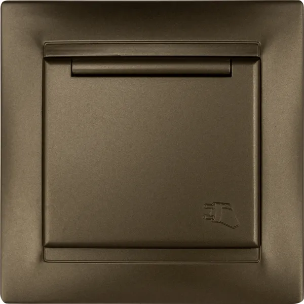 Изображение товара Розетка TDM Лама SQ1815-0714 (бронза)