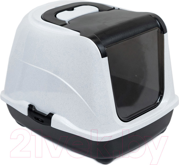 Изображение товара Туалет-домик ZooM 2930 (черный/мраморный)