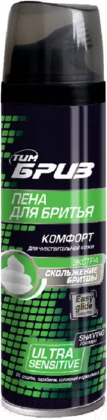 Изображение товара Пена для бритья ТимБриз Комфорт для чувствительной кожи (200мл)