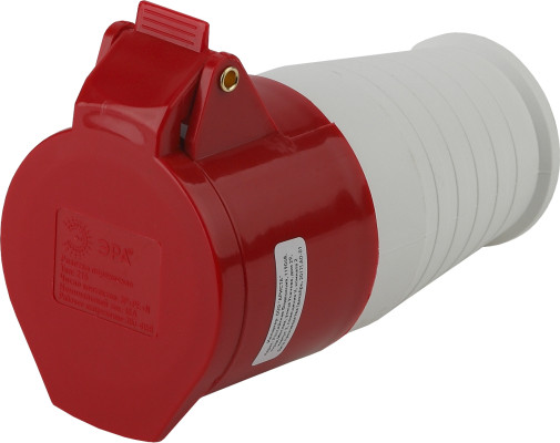 Изображение товара Розетка силовая ЭРА 215 3Р+РЕ+N 16А 380В IP44 / Б0032863