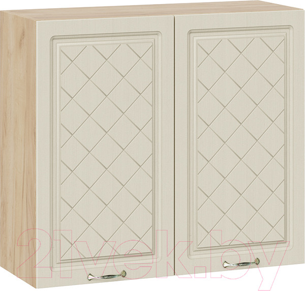 Изображение товара Шкаф навесной для кухни ТриЯ Бьянка 1В8 (дуб крафт золотой/дуб ваниль)