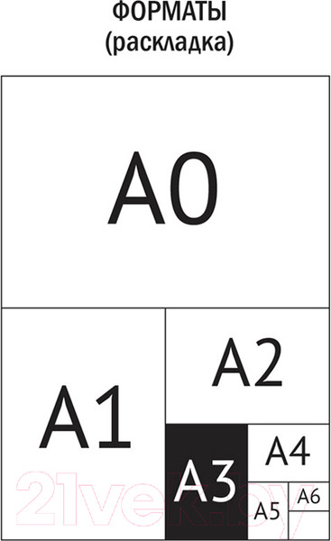Изображение товара Набор белого картона ArtSpace Нк8бА3_1094 (8л)