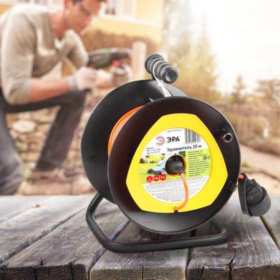 Изображение товара Удлинитель на катушке ЭРА RPx-1-2x1-20m / Б0046832